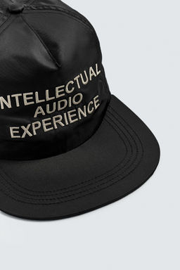 GORRA VISOR PLANO BORDADO / Negro - Zara фото 6