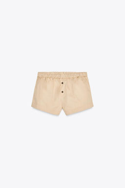 TURN-UP WAIST MINI SHORTS - Zara фото 5