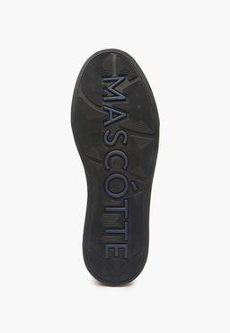 Черные мужские велюровые кеды - Mascotte фото 5