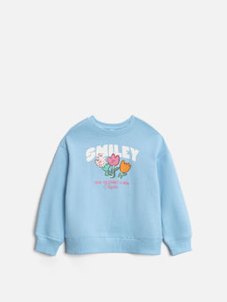 ACOOLA / Джемпер детский для девочек Hampshire_sw голубой  фото 3