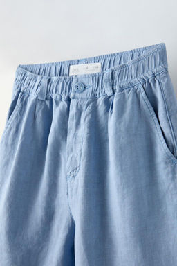 UZUN KETEN BERMUDA SORT - Zara фото 6