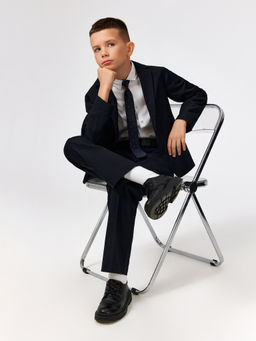 ACOOLA / Пиджак детский для мальчиков Pavel jk черный-синий  фото 3