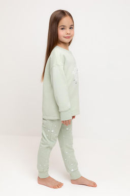 К 1567/морская пена,овечки пижама дет