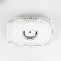 Переноска для животных пластиковая с металлической дверью 47х32,5х30 см, вес до 9 кг, голубая 9343 - Пижон фото 6