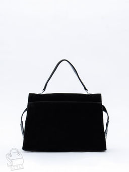 Сумка женская кожаная 9675MSS black Velina Fabbiano-Safenta в Новосибирске