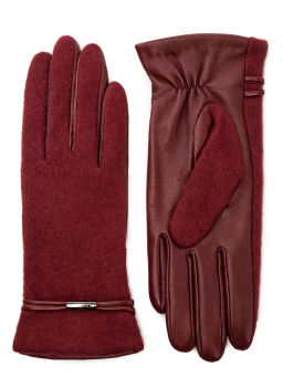Перчатки женские 100% ш TOUCH IS0150 bordo - Eleganzza фото 4