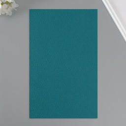 Лист для творчества искусственная кожа «Рисунок Личи», тёмно-зелёный лист 33×20 см, толщина 1 мм