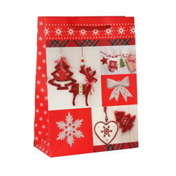 Цена за 12 шт. Пакет подарочный 18х24х8.5 / 362-52-S /уп 12/720/Новый год - ГалеонТрейд фото 6