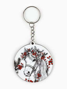 Цена за 6 шт. Брелок новогодний, МИКС