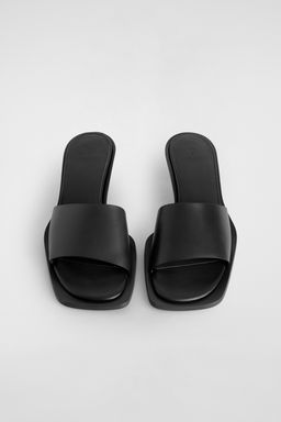 MULES DE PIEL CON TAC?N KITTEN - H&m фото 2