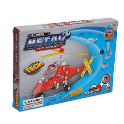 Конструктор металлический Вертолёт, 70 деталей - Simaland фото 2