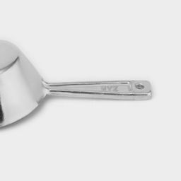 Совок для сыпучих продуктов, длина 18 см, алюминий, серебристый