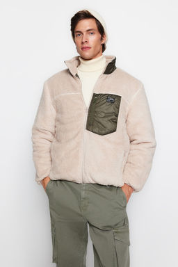 TRENDYOL MAN Siyah Regular Fit Etiket Detayl? Welsoft Pelus K?sl?k Mont TMNAW24MO00007 - Trendyolmilla фото 12