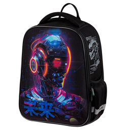 Рюкзак Berlingo Expert Mini "Cyberpunk" (RU-EXM-1107) 36*27*14см, 2 отделение, 2 кармана, анатомическая спинка