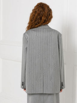 Жакет в полоску