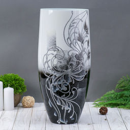 Ваза для цветов «Доперто», h=40 см, стекло