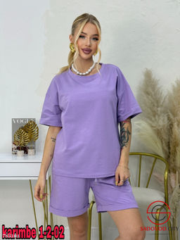 Женский костюм футболка шорты - Bruno фото 10