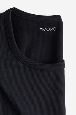 Top de deporte cropped seamless en DryMove - H&m фото 5