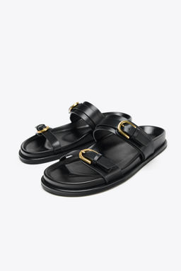 BUCKLED SANDALS - Zara фото 6