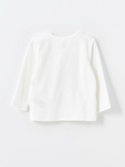 Bisiklet Yaka Kadife Erkek Bebek Pijama ?st