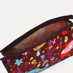 Косметичка на молнии, цвет коричневый - Simaland фото 3