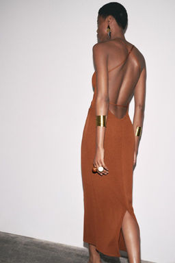 KNIT DRESS WITH CUT OUT DETAIL - Zara фото 6