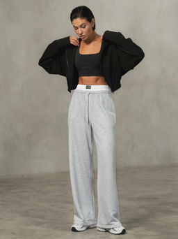 K11392 Спортивные брюки (плотный хлопок) СВ_СЕРЫЙ