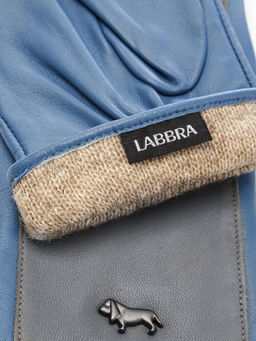 Перчатки жен п/ш LB-0641 grey/l.blue - Labbra фото 8