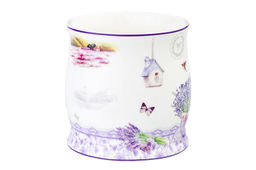 Кружка 350 мл 11,5*8,5*8,5 см Лаванда NEW BONE CHINA - Elan gallery фото 10
