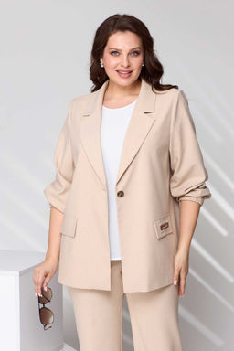 Костюм Асолия 1424 бежевый  фото 10