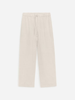 Pantalones de lino holgados