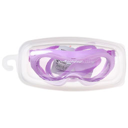 Маска для плавания детская ONLYTOP, беруши, цвет сиреневый