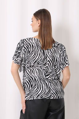 Блузка с рукавом бабочка - Looklikecat фото 3