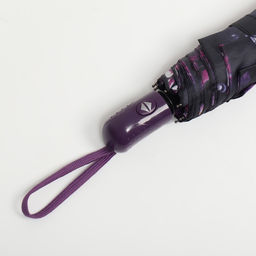 Зонт автоматический Olivia, эпонж, 3 сложения, 8 спиц, R=47/55 см, d=94 см, МИКС