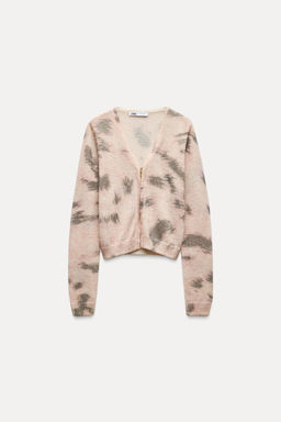 JACQUARD KNIT CARDIGAN