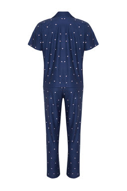 Gul Kurusu Kalpli Orme Pijama Tak?m? THMSS24PT00286 - Trendyolmilla фото 8