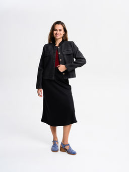 Босоножки 5035.23663bе. Вакса джинс+коричневый