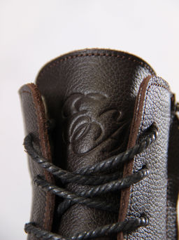 Босоногие ботинки 351.NATAbl.Темно-коричневый оттима/шерсть