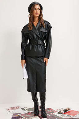 Юбка LYUSHe 4167 черный  фото 7