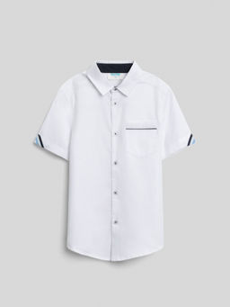 ACOOLA / Сорочка верхняя детская для мальчиков Dragan белый  фото 3