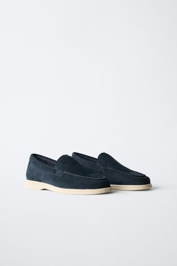 SPLIT SUEDE DECK SHOES - Zara фото 2