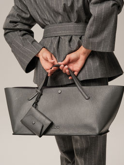 Женская кожаная сумка Dari DBR 31136 мышиный  фото 4