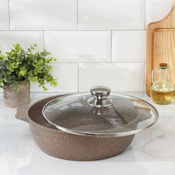 ГРАНИТ BROWN Жаровня 3,0 л, арт. 33806