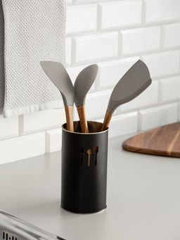 Стакан под столовые приборы 10x18 черный нержавеющая сталь