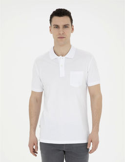 Beyaz Regular Fit Basic Ti__rt