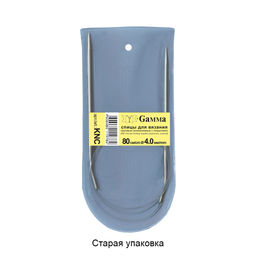 Спицы GAMMA круговые KNC алюминий d 4.0 мм 80 см 1 шт с покрытием  фото 3