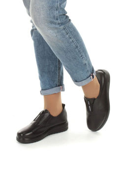 03-5069 BLACK Полуботинки женские (натуральная кожа)