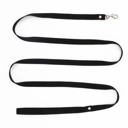 Поводок капроновый, 120 х 1,5 см, чёрный - Пижон фото 3