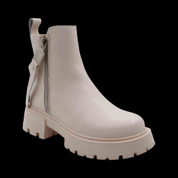 Ботинки на меху PL288-2 бежевые