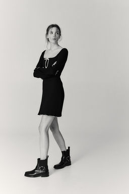 Vestido en punto de canale